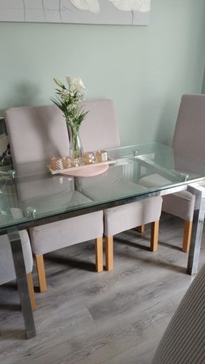 kitchen table free rust on legs chairs not included