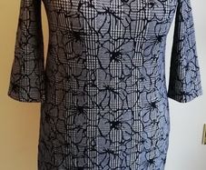 Ladies Checked Floral Tunic Dress From Wallis New Without Tags Size 18