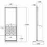 Phone charging kiosk POS, totem, advertising stand Image 3