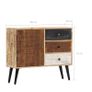 Sideboard 88x30x73 cm Solid Mango Wood Image 9