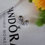 New genuine pandora head over heels charm silver clip Image 3