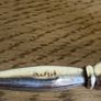 Antique UK London solid sterling silver WB Cutlery Rest 1828 Image 4