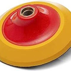 Glass Polish 12639 Rotary Sander Backing Pad, Rotary Polisher Backer with Hook and Loop | Thread: M14x2 | 115mm