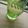 Vintage Humppila Green Swirl Glass Vase Image 6