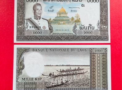 Lao / Laos  1000 Kip  1963. Pick  14b scarce