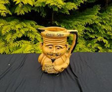 22cm large figurine ceramic pitcher postage possible
