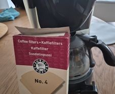 coffee machine and filters