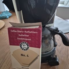 coffee machine and filters