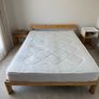 IKEA Double Bed Frame + Mattress Image 2