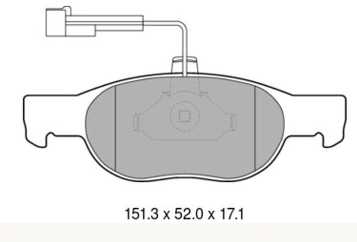 Brake Pads - Delphi 1397