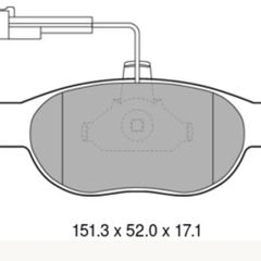 Brake Pads - Delphi 1397