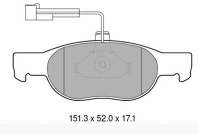 Brake Pads - Delphi 1397