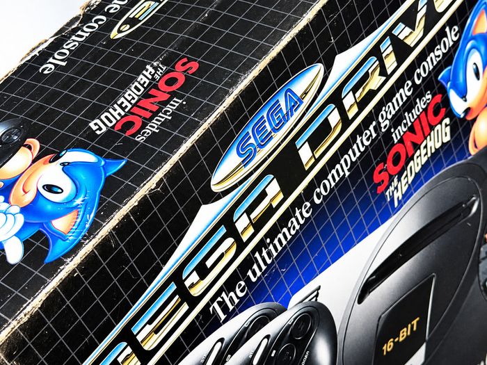 Sega Mega Drive Console - Sonic and Mega Games Rare Variant - Boxed