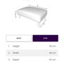 DFS French Connection Zinc Sofa Set (4 Seater, Cuddler & Footstool) Image 3