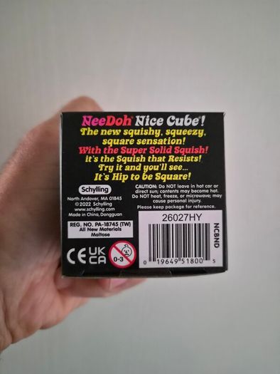 Needoh Nice Cube - Genuine UK CA/CE
