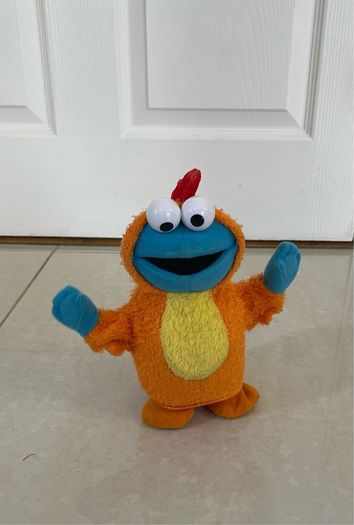 Sesame Street Toy Bundle - Cookie Monster Chicken Dancer + Elmo Plush