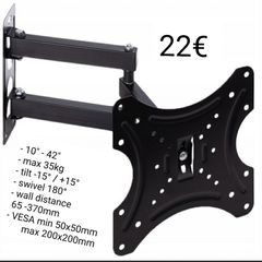 TV Wall Mount Bracket Tilt Swivel 10-42" TV