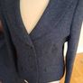 Stunning Hobbs Fully Lined Pure Wool Navy Trouser Suit 10-12 Image 3