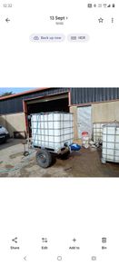 water tank/ bowser trailer