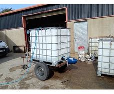 water tank/ bowser trailer