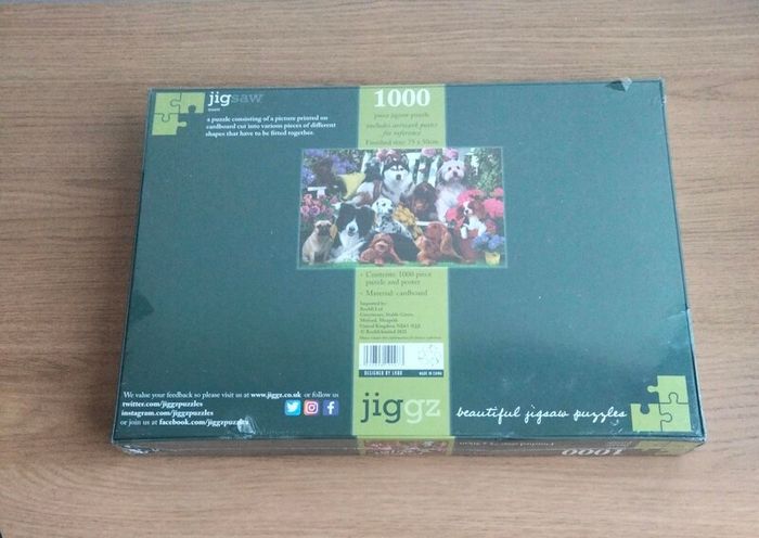 Cute Dogs 1000 piece jigsaw puzzle