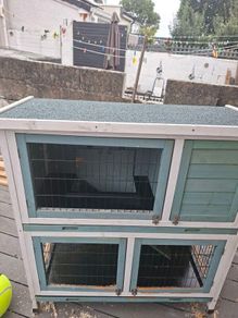 rabbit cage 2 floors