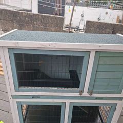 rabbit cage 2 floors