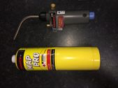 Dominator auto torch & gas.