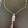 silver necklace Image 4