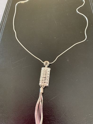 silver necklace