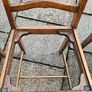 Four Vintage Ladder back Oak chairs Image 5