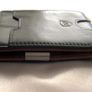 Unisex Very Slim Black / Brown Bi-fold Wallet with metal notes bill holder Image 4