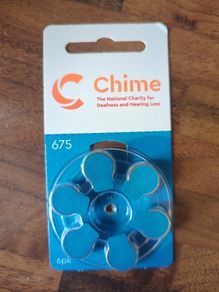 hearing aid batteries Chime 675