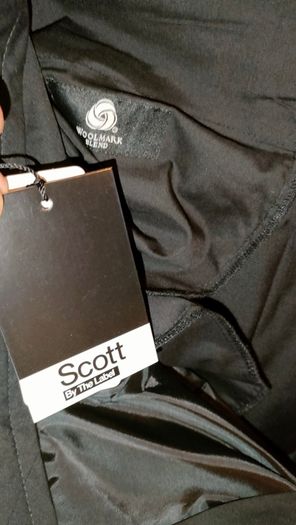Scott formal men's trousers, black - new, never used.