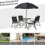 6 Piece Garden Dining Set Image 3