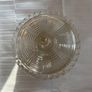 Mid-Century Modern Clear Glass Lidded Sugar Bowl / Candy Dish Image 3