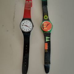 Pair of Vintage 1980s Swatch Watches