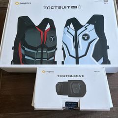 bHaptic tactsuit and tactsleeve