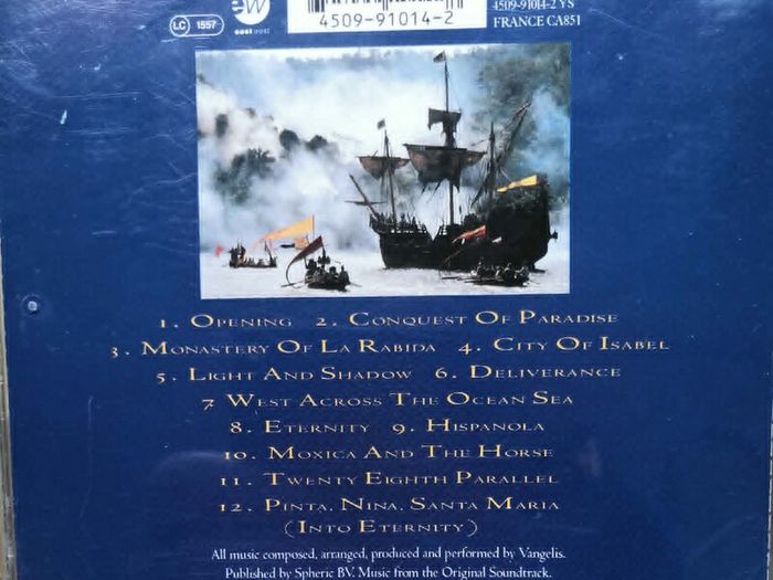 Vangelis - 1492: Conquest of Paradise CD