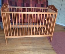 Light Oak Cot