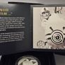 Royal Mint 2020 Silver Proof. 999 2oz Silver 5 Pounds Pay Attention 007 in Original Holder with COA Image 7