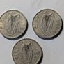 Old Irish Sixpence x3 Image 2