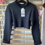 jumper Bnwt Zara navy cropped long sleeve jumper size small Image 2