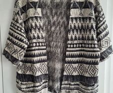 Wardrobe clearance - Wool blend kimono UK 8/ 10