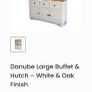 Cabinet Buffet & Hutch (Danube) Image 5