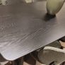 Black Oak Dining Table Ex Display Image 7
