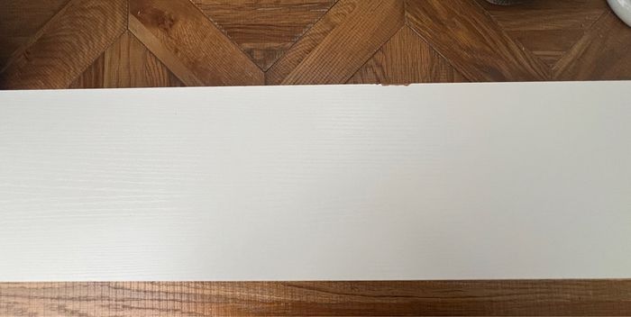 2 White Floating Shelves