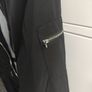 F&F Black Longline Bomber Parka Like New Image 5