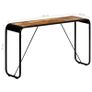 Console Table 140x35x76 cm Solid Rough Mango Wood Image 5