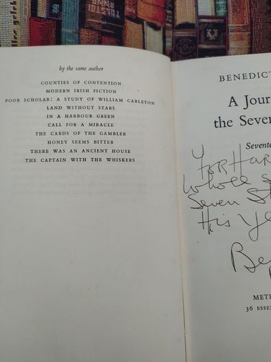 Benedict  Kiely, 1st edition,signed by Author.Benedict Kiely